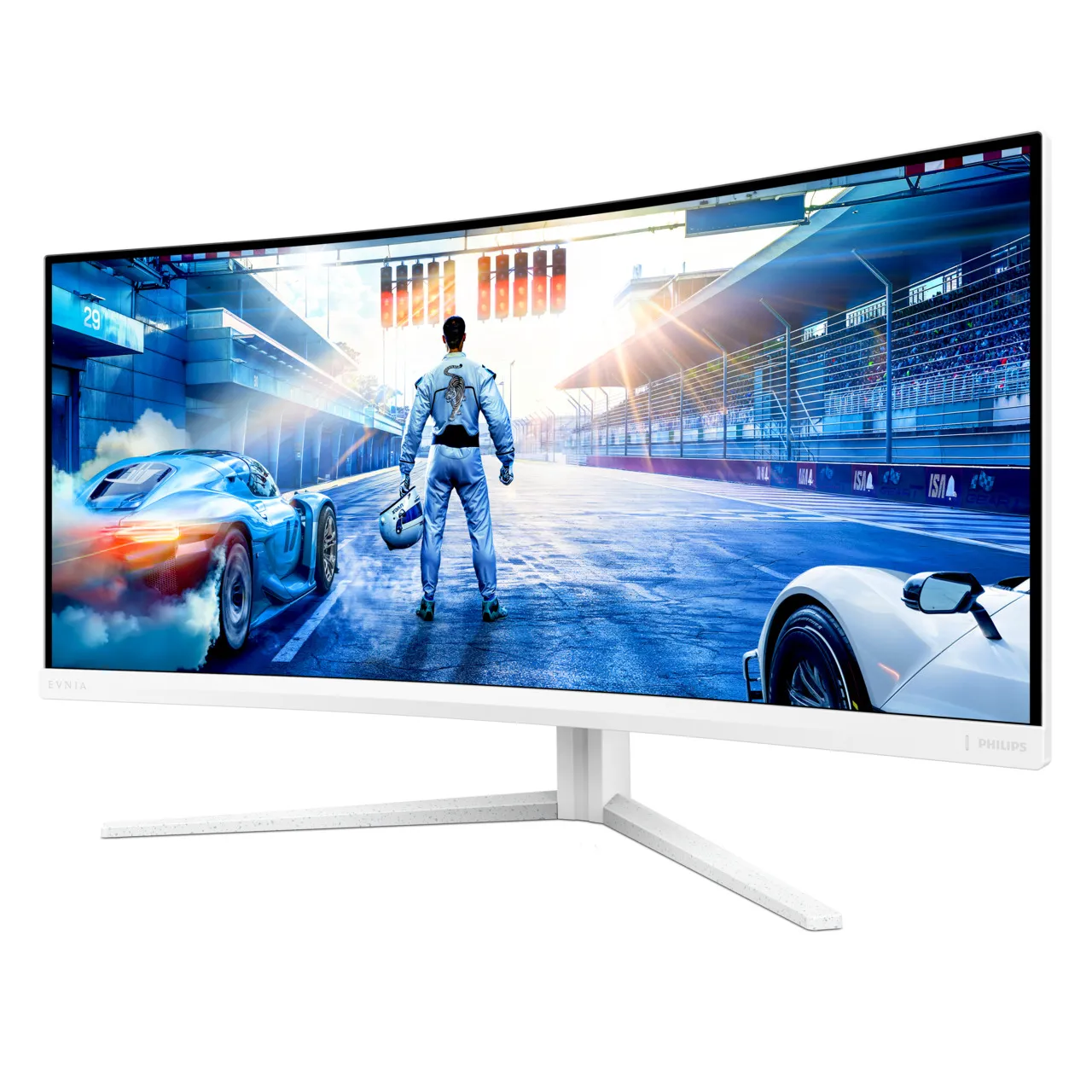 Philips Evnia 34M2C5501A 34" WQHD, Fast VA, HDR 400, 180Hz curved gamingsk&auml;rm