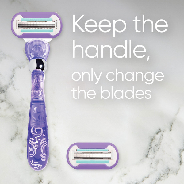 Gillette Venus Deluxe Smooth Swirl - shaver, 3 blades