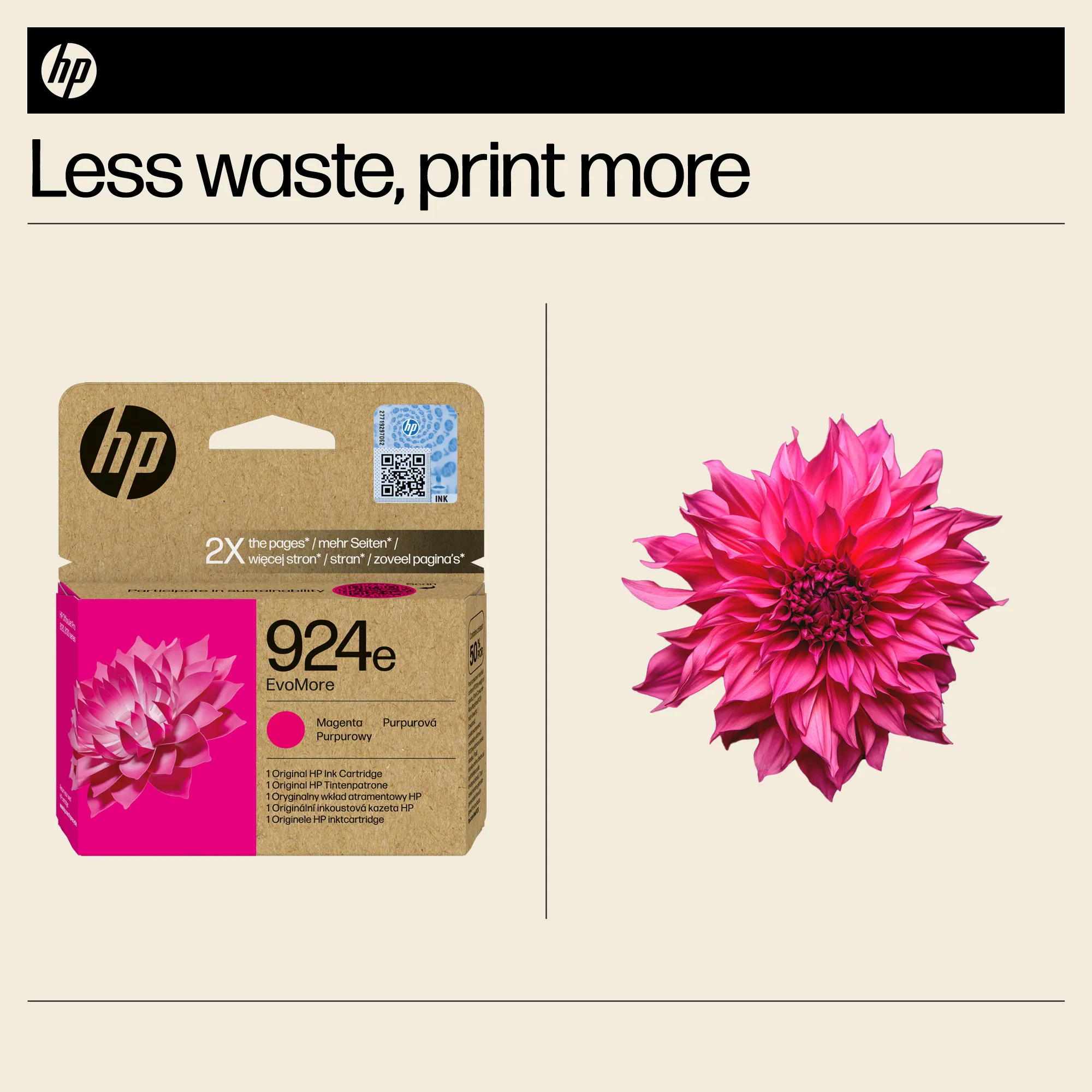 HP/InkHP 924e EvoMore MG Original Ink Ca