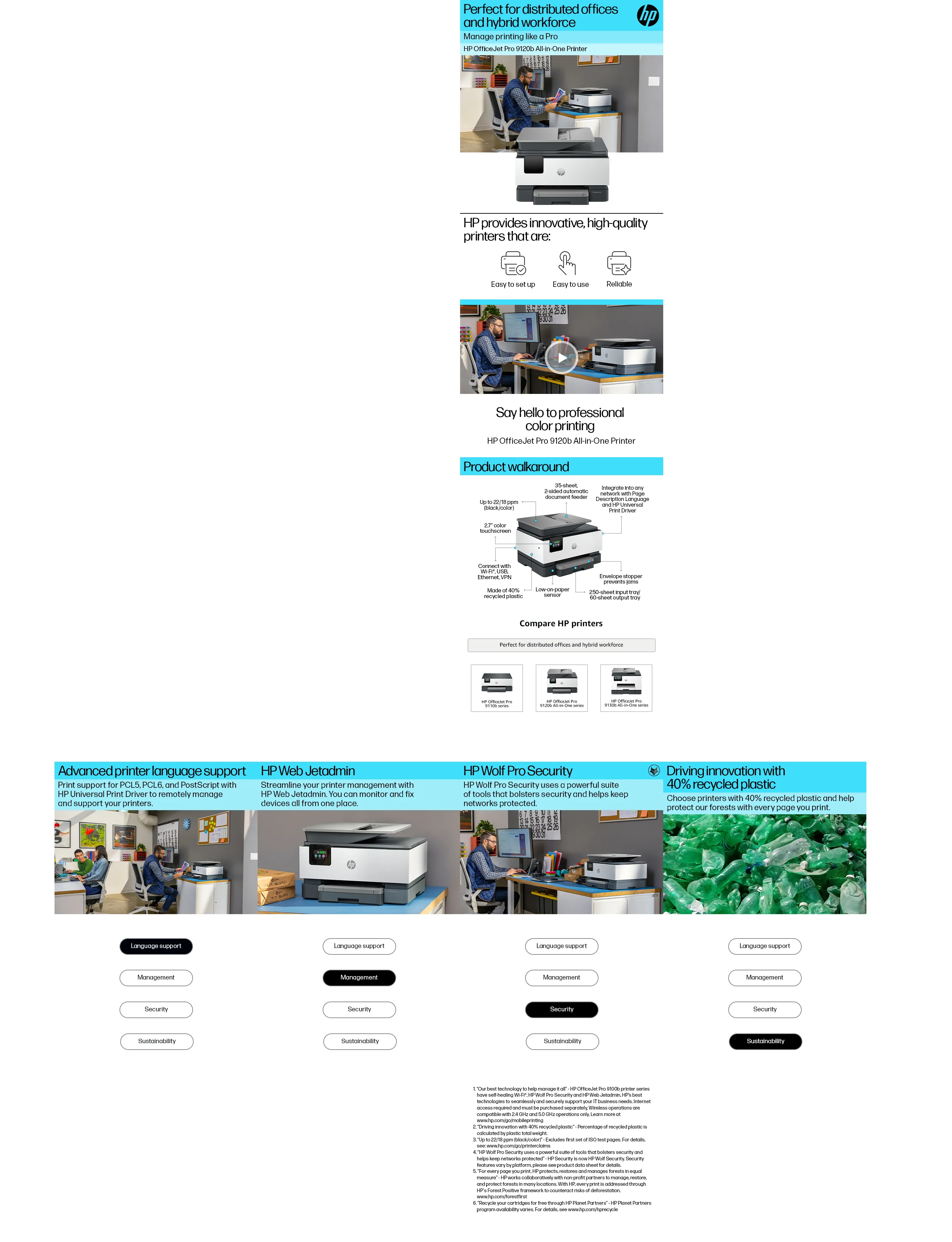 HP OfficeJet Pro 9120b All-in-One Printe