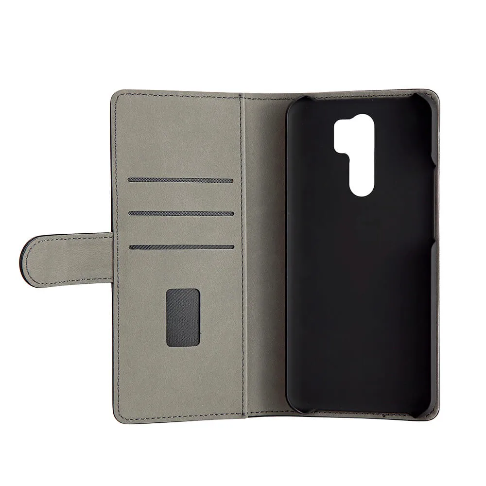 GEAR Wallet, Redmi 9 - Wallet Case, Black