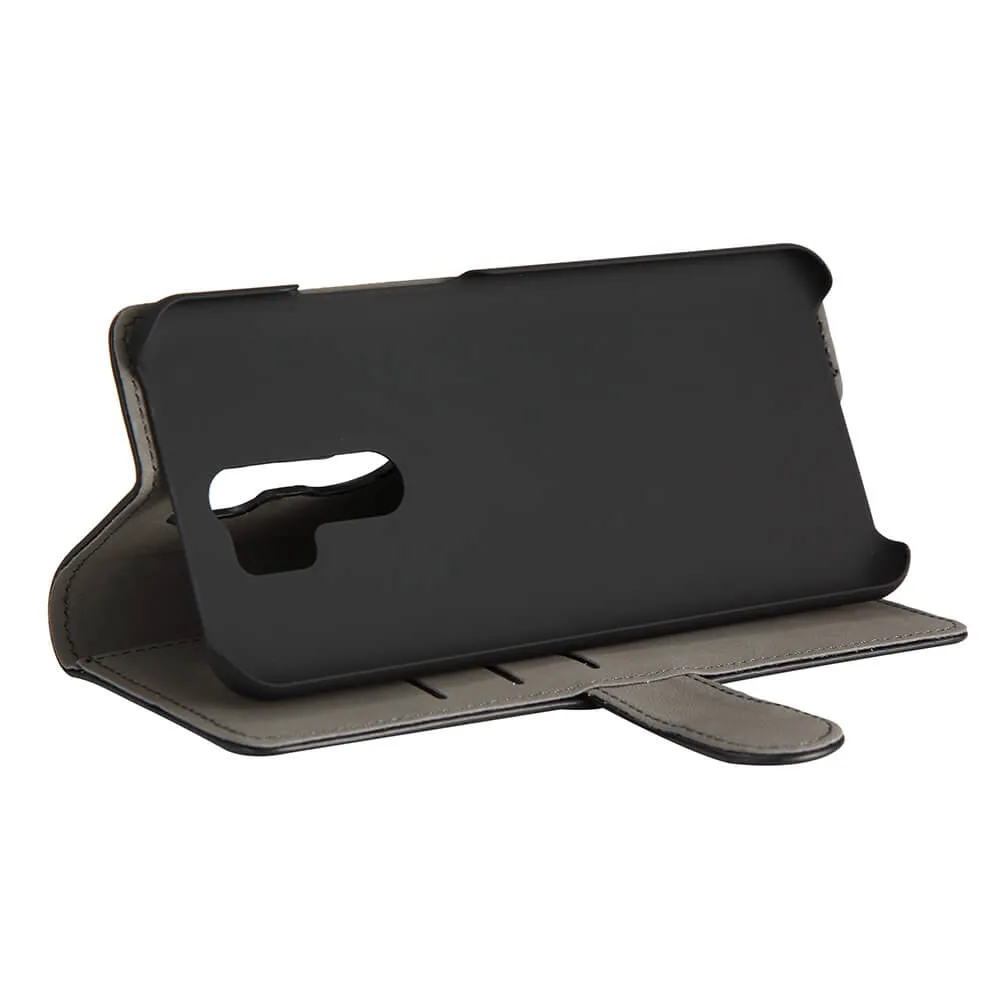 GEAR Wallet, Redmi 9 - Wallet Case, Black