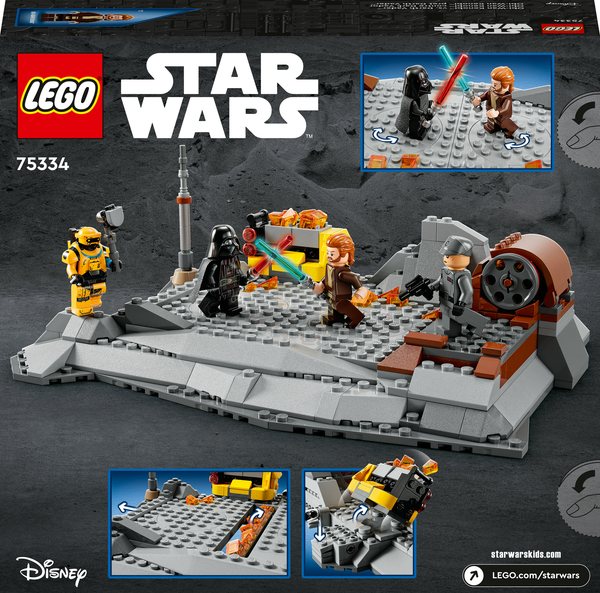 Lego Star Wars Obi-Wan Kenobi vs. Darth Vader 75334