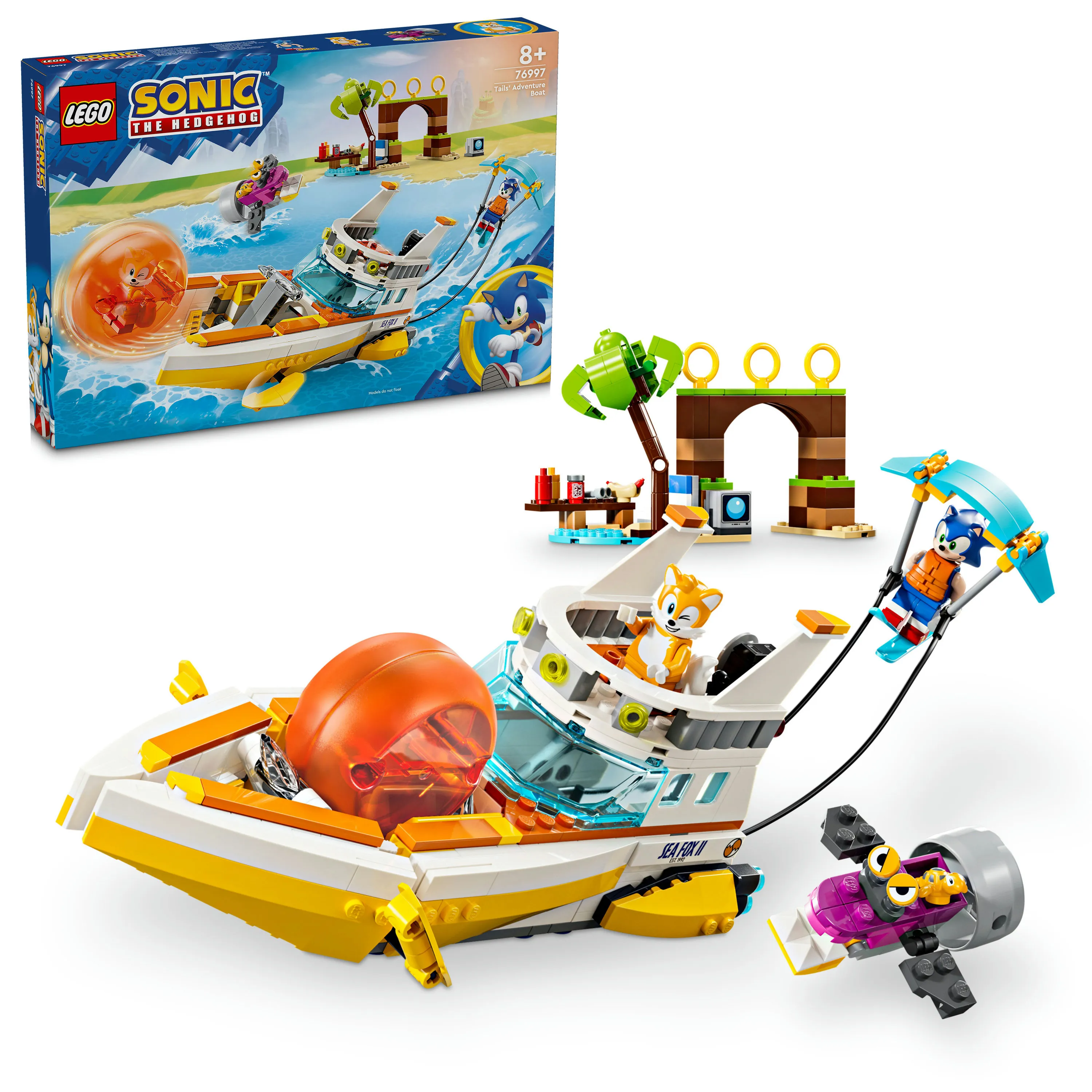 LEGO Sonic the Hedgehog Tails' Adventure Boat 76997
