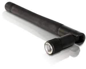 DeLOCK WLAN antenn RP-SMA, 2 dBi, rundstr&Otilde;lande,  802.11 b/g/n, svart