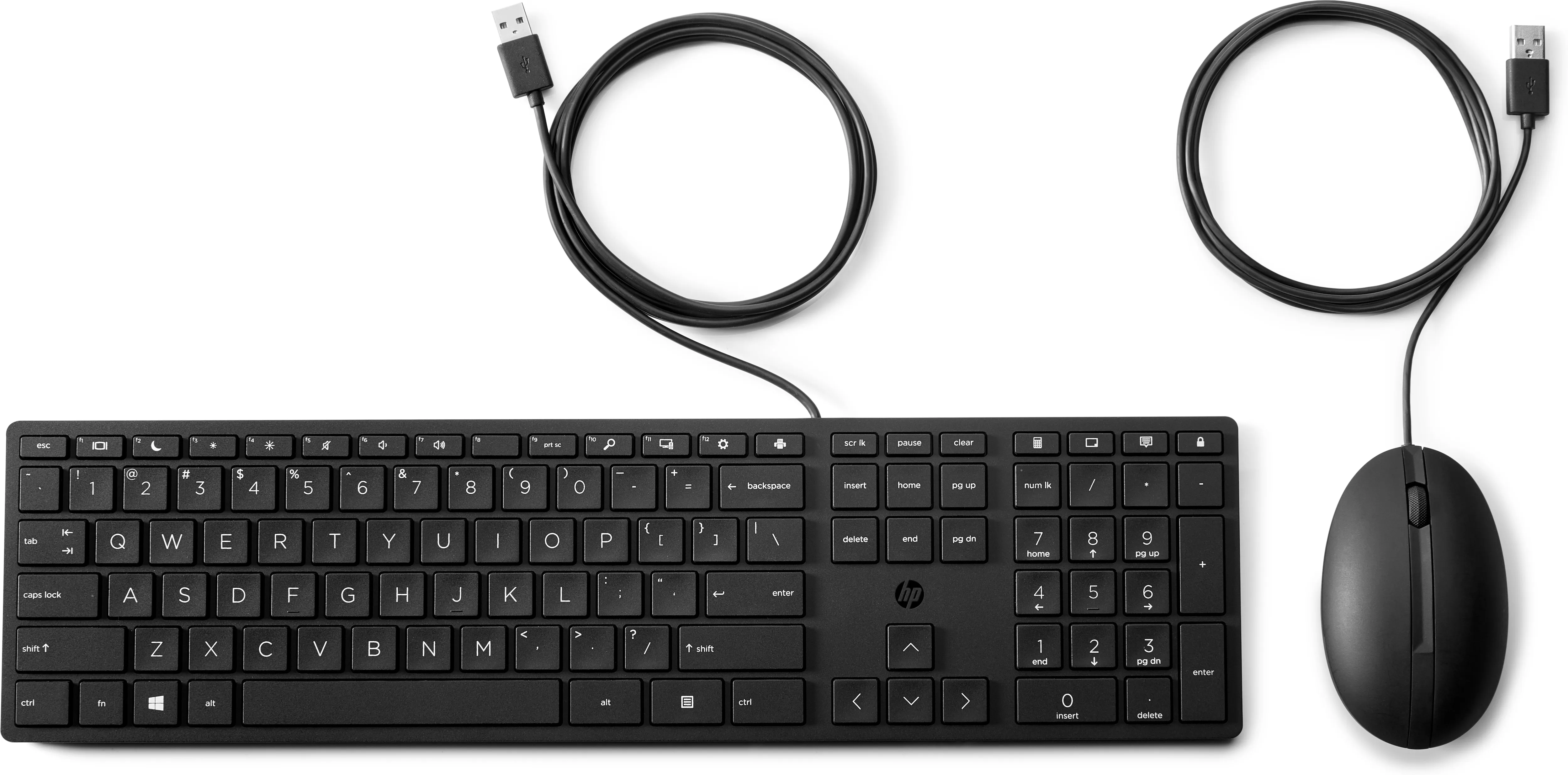 HP 320MK combo - keyboard and mouse, black