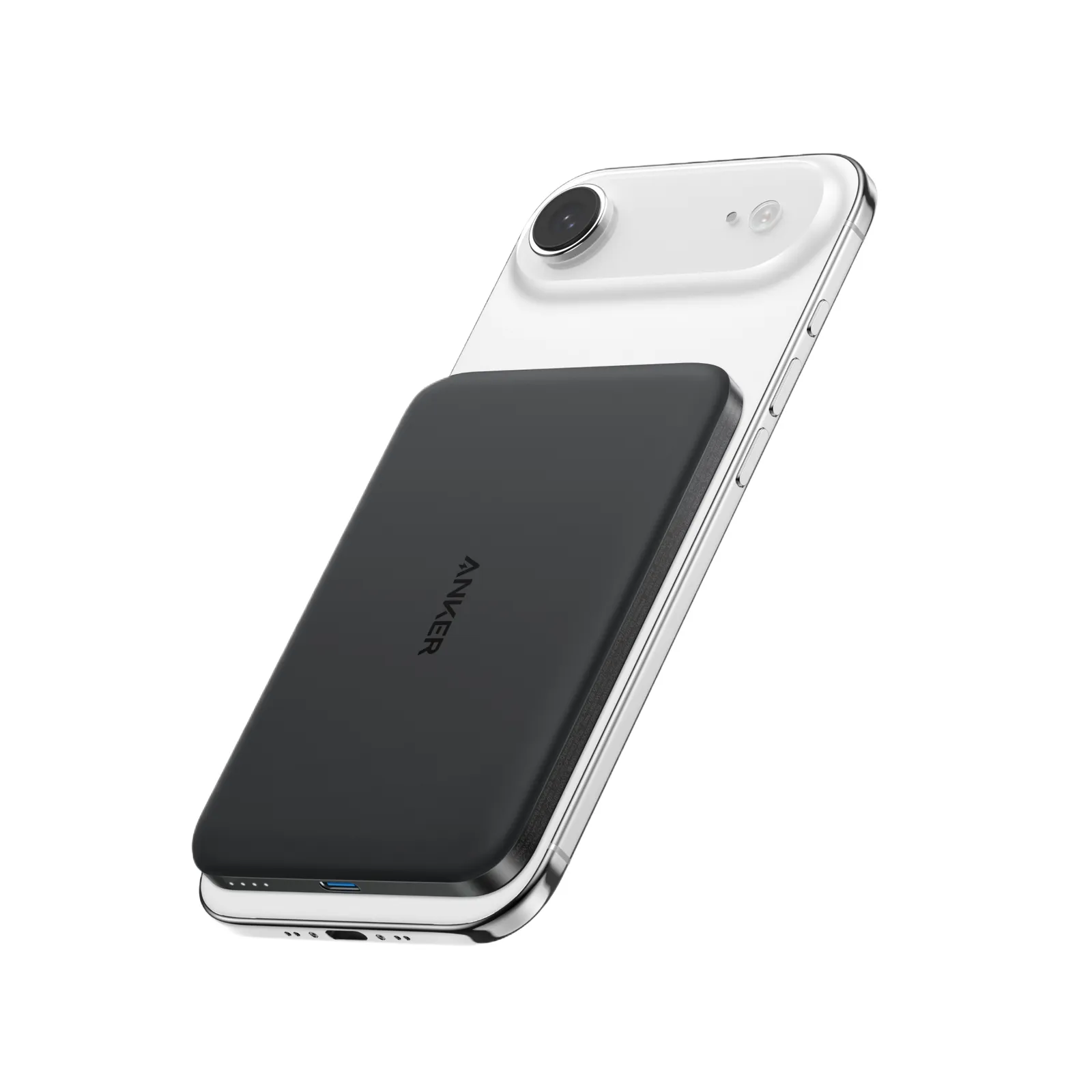 Anker Nano 5000mAh, Qi2, 5W - powerbank, svart