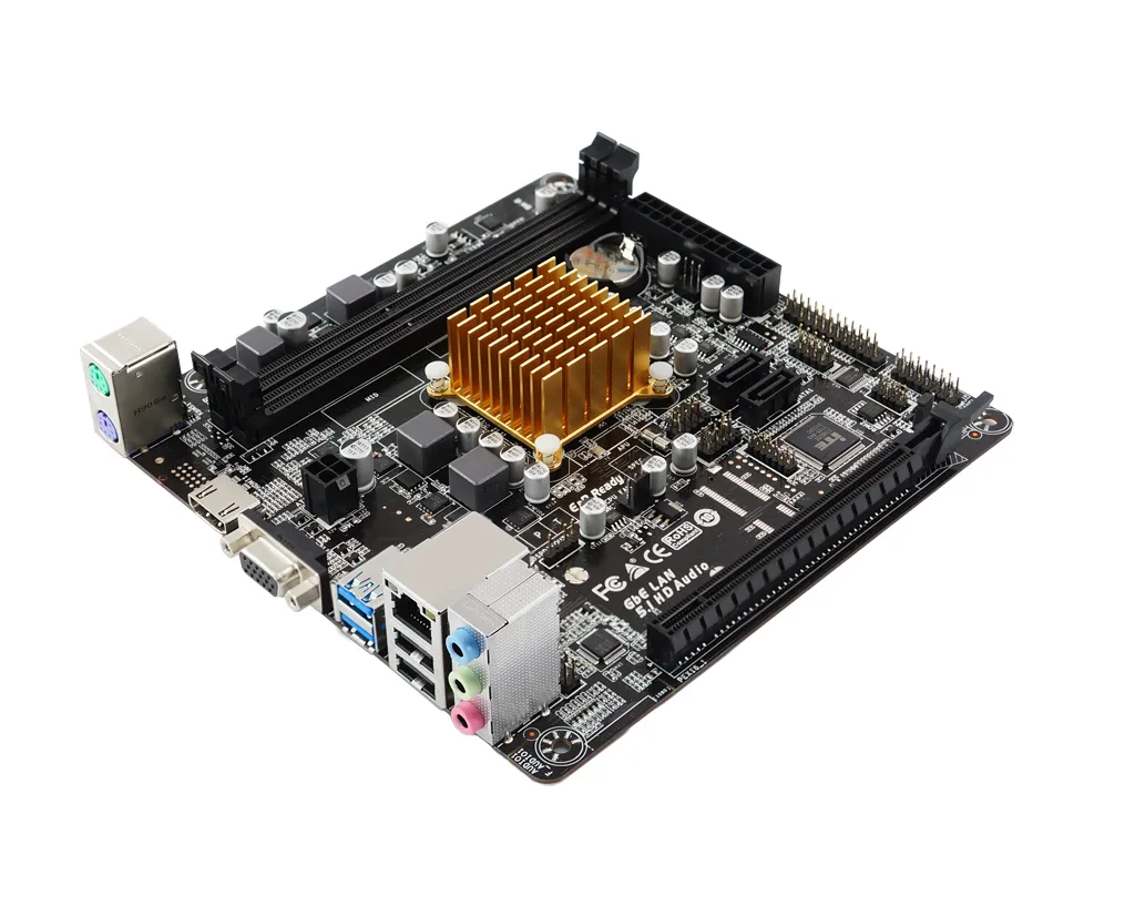 Biostar A68N-2100K Onboard AMD E1-6010 Mini-ITX moderkort