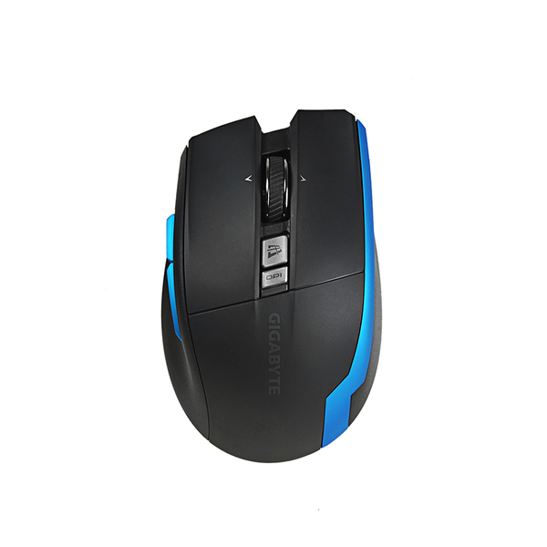 Gigabyte Aire M93 -langaton pelihiiri, Musta/Sininen