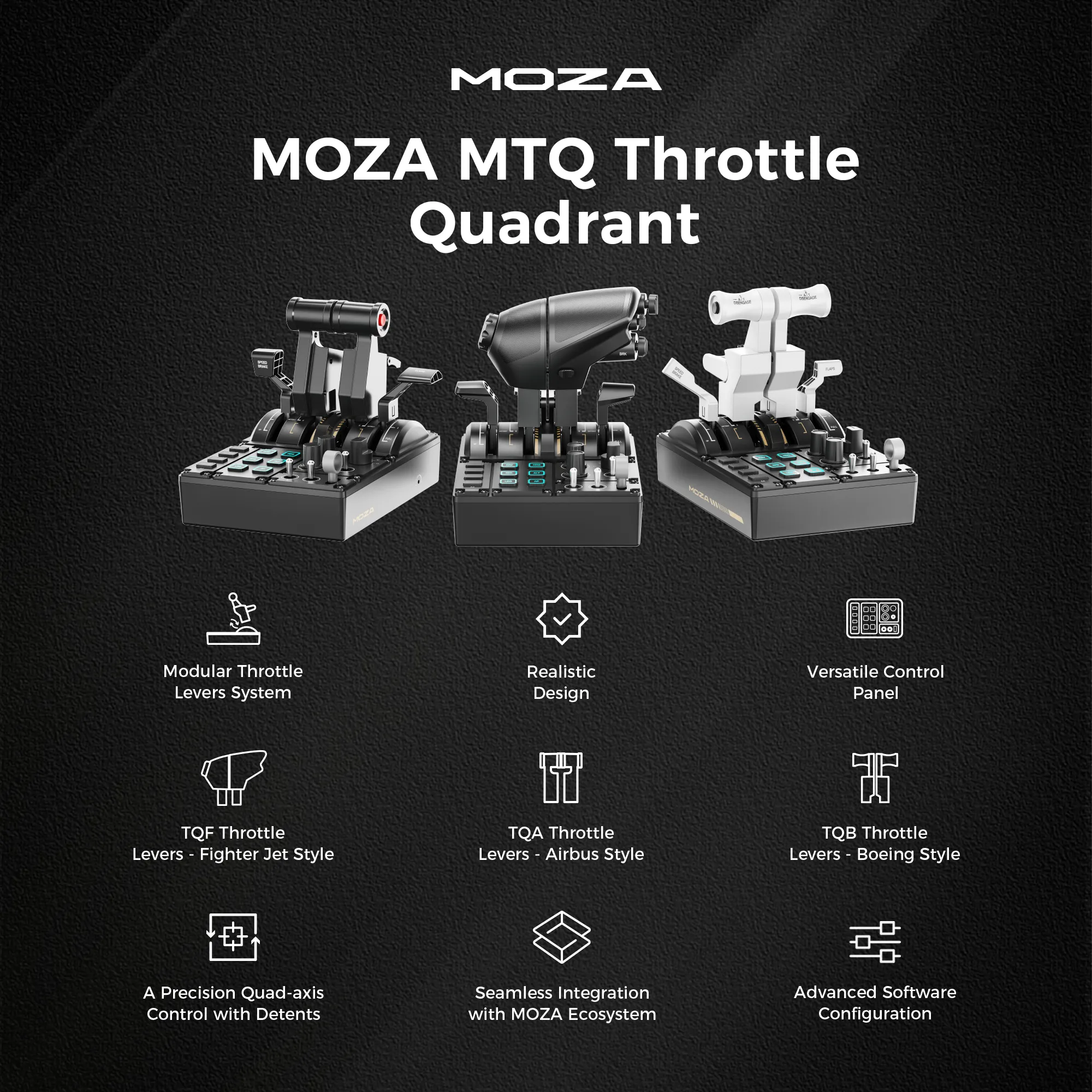 MOZA MTQ Throttle Quadrant