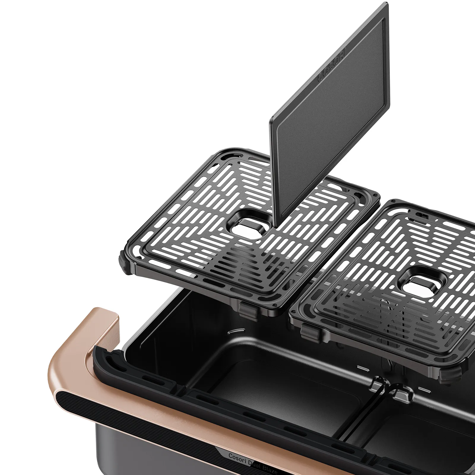 Cosori Dual Blaze TwinFry - airfryer, black, 5+5l