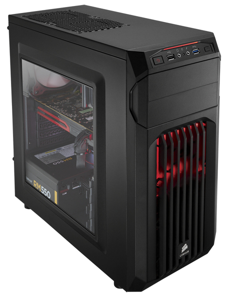 Corsair SPEC-01 - Mid Tower case, window, Black