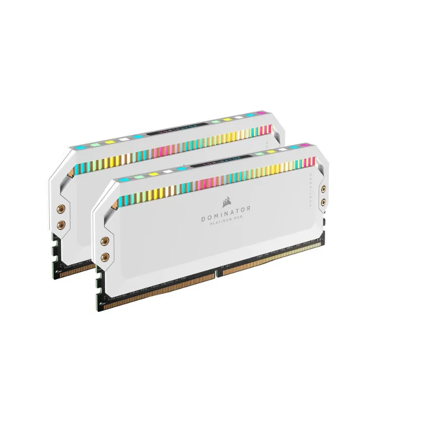 Corsair Dominator Platinum RGB 32GB DDR5 DIMM 6200MHz, 2x16GB, 1.3V, White
