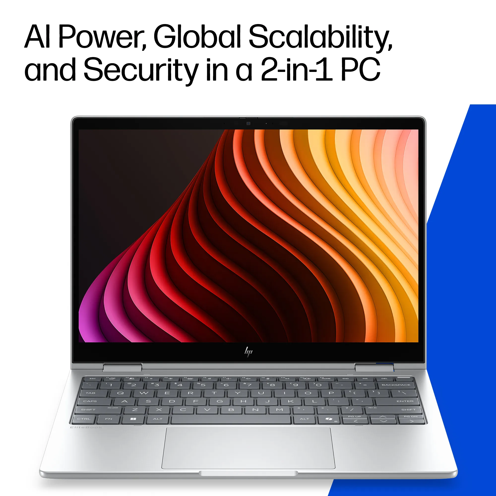 HP EliteBook 8 Flip G2i 13.0" Ultra 5 325, 32 GB, 512 GB, Win 11 Pro - b&auml;rbar dator