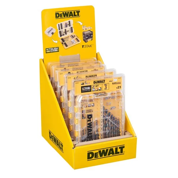 DeWALT 21pc black&amp;gold metal drilling set