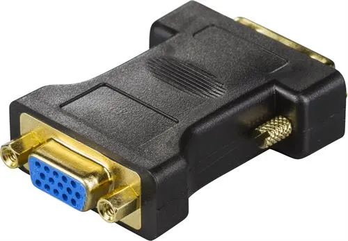 DELTACO DVI-adapteri, DVI-A - VGA(HD15), u - n