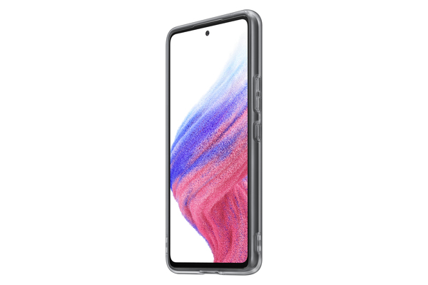 Samsung Soft Clear Cover, Galaxy A53 5G -suojakuori, Musta