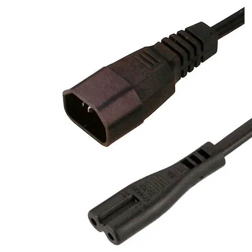 BLACK BOX EPR-C SERIES EXTENSION CABLE - IEC-C14 TO IEC-C7, 2-M (6.5-FT.)