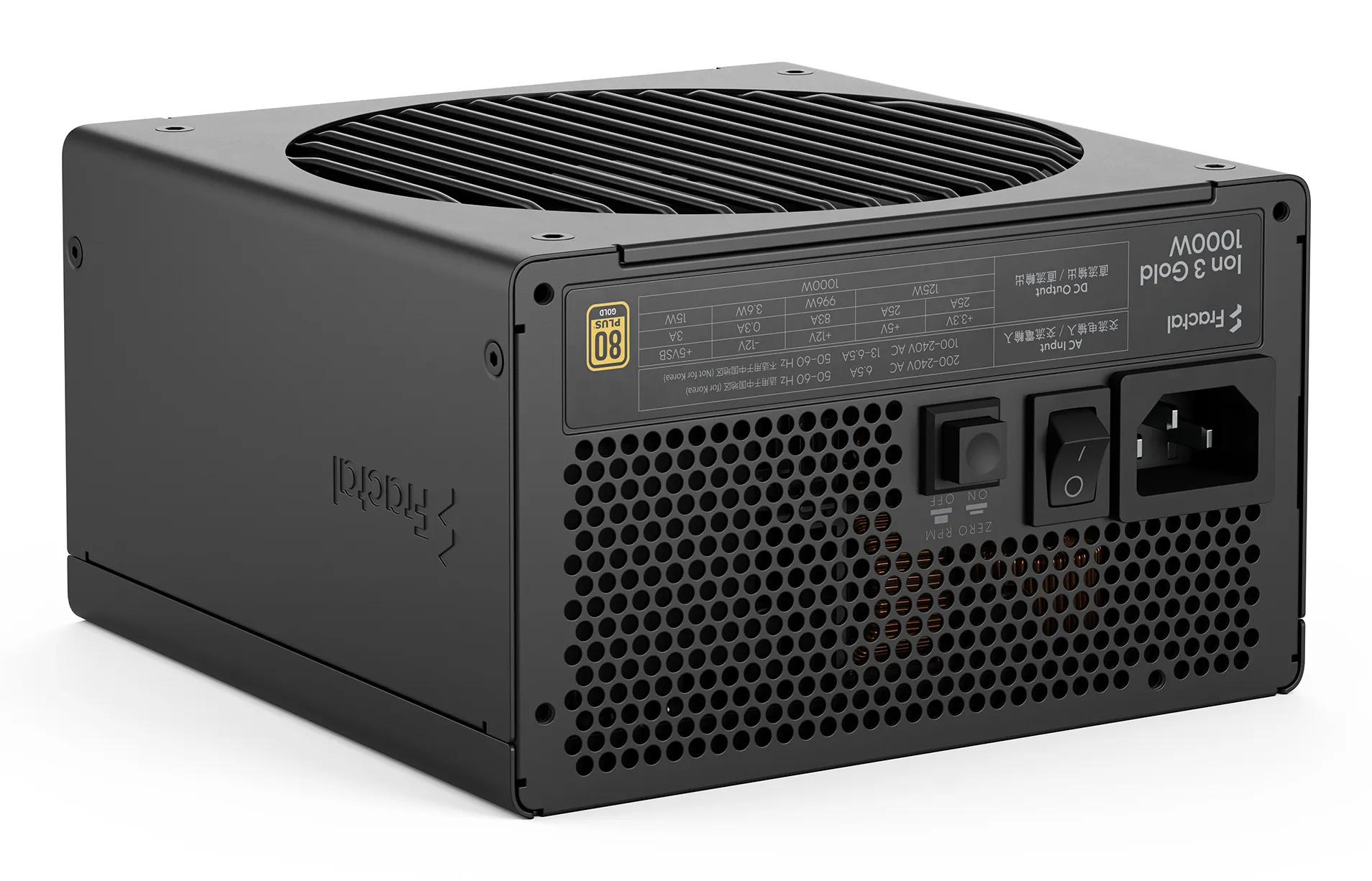Fractal Design Ion 3 Gold 1000W - PSU, 80 Plus Gold