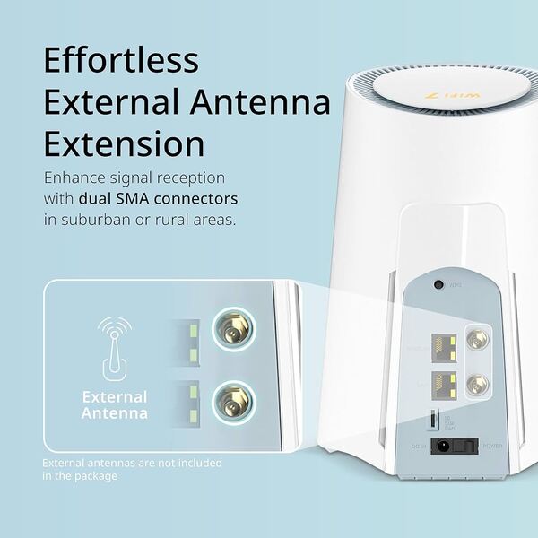 D-Link G536/E 5G -reititin, Wi-Fi 7, BE3600, Dual-band