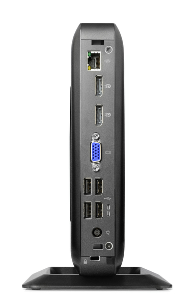 HP Flexible Thin Client t520 - Thin client - torni - 1 x GX-212JC 1.2 GHz - RAM 4 Gt - SSD 16 Gt - GigE - Win Embedded 8 Standard x64 - monitori: ei ole
