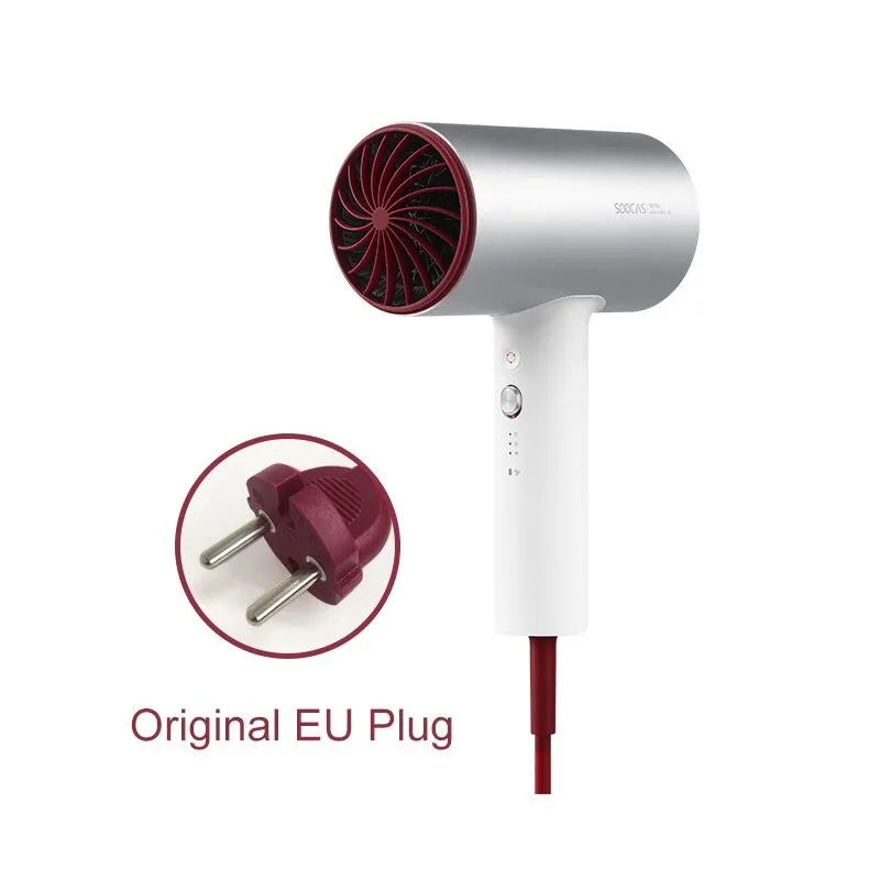 Soocas H3S - hair dryer, Silver/Red