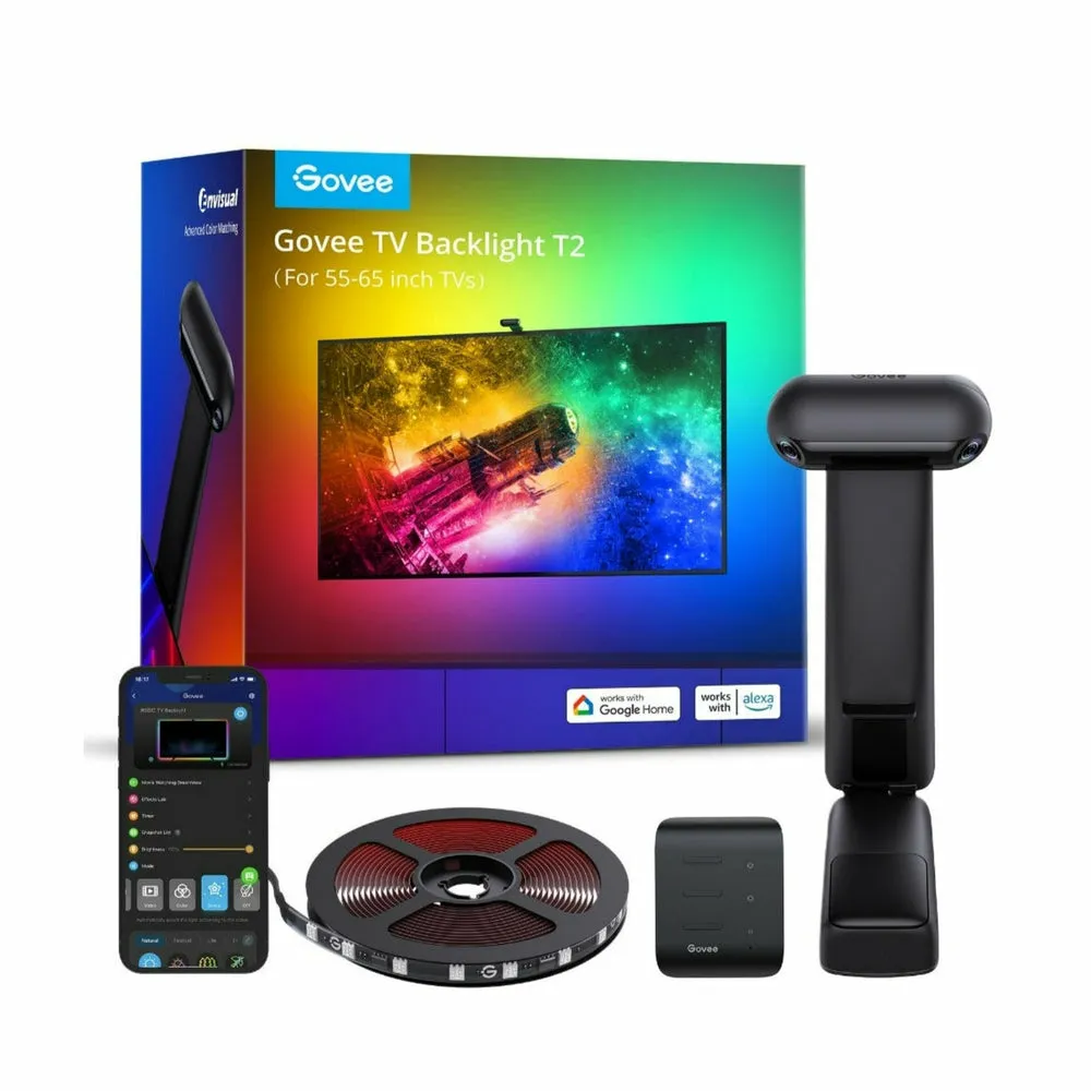 Govee Envisual TV Backlight T2 with Dual Cameras  (55~65 inch)