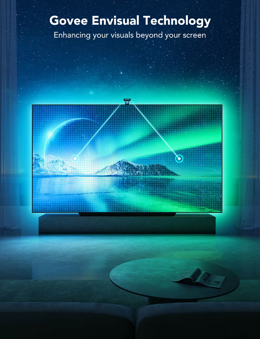 Govee Envisual TV Backlight T2 with Dual Cameras  (55~65 inch)