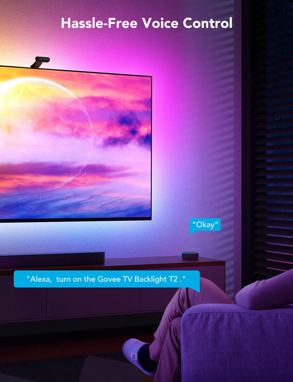 Govee Envisual TV Backlight T2 with Dual Cameras  (55~65 inch)