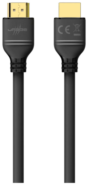 Hama uRage 00115511 Ultra High Speed HDMI-kaapeli, jossa 8K, 120 Hz, HDR, Ethernet, ARC, 2 m, musta