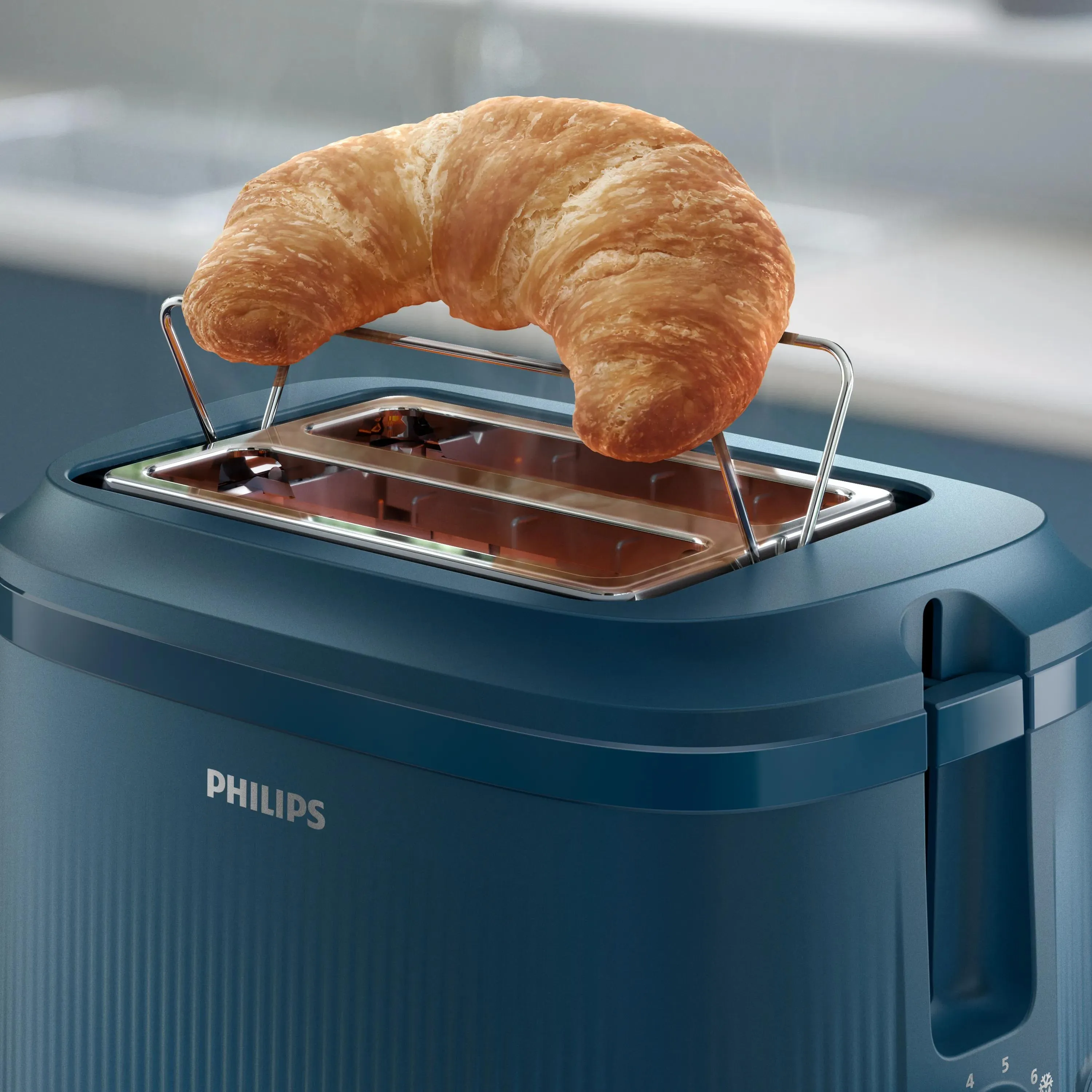 Philips 3000 Series HD2511/70 toaster, 2 slices, Blue