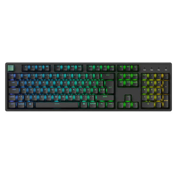 Keychron K10 HE -langaton mekaaninen pelin&auml;pp&auml;imist&ouml;, Gateron Double-Rail Magnetic, musta