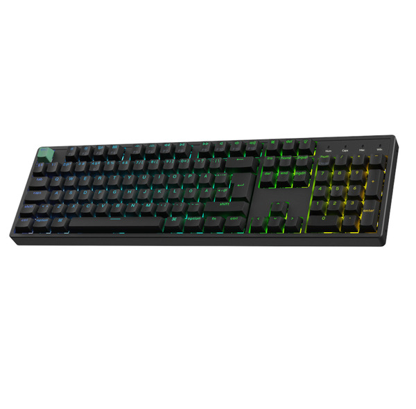 Keychron K10 HE -langaton mekaaninen pelin&auml;pp&auml;imist&ouml;, Gateron Double-Rail Magnetic, musta