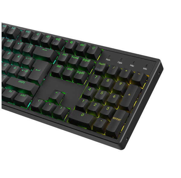 Keychron K10 HE tr&aring;dl&ouml;st mekaniskt speltangentbord, Gateron Double-Rail Magnetic, svart