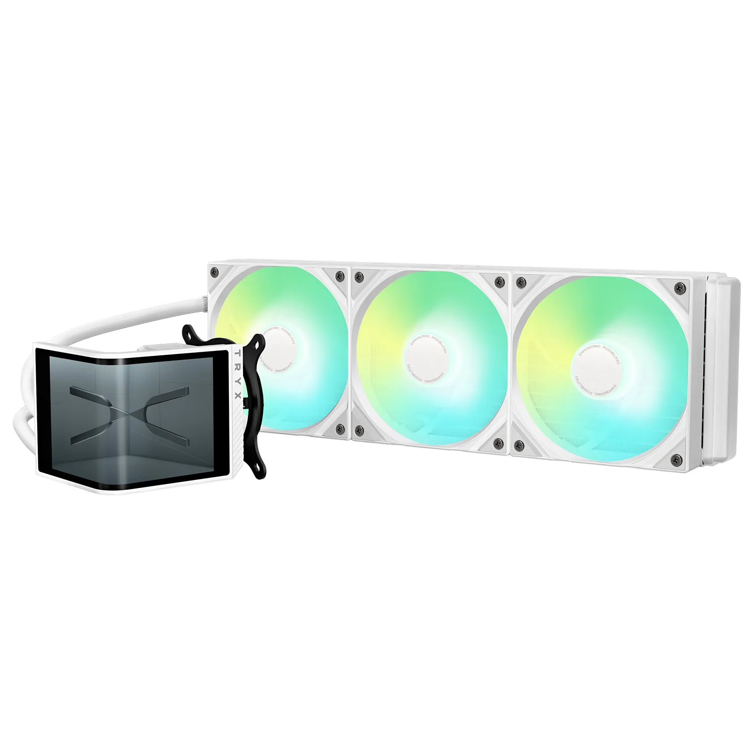 TRYX PANORAMA Upgraded 360mm AIO Valkoinen