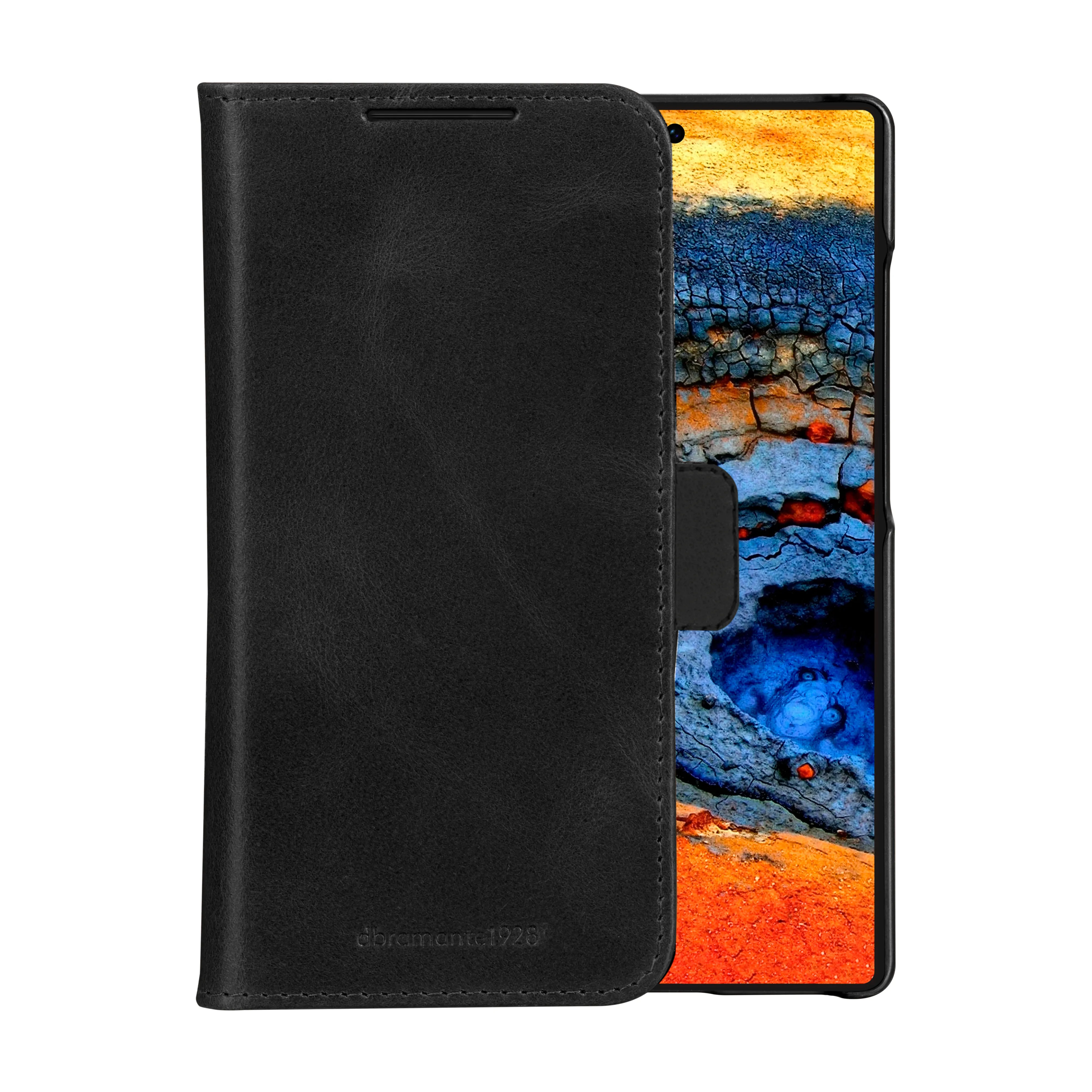 dbramante Lynge 2-in-1 Flip Cover Galaxy S25 Ultra - wallet case, black