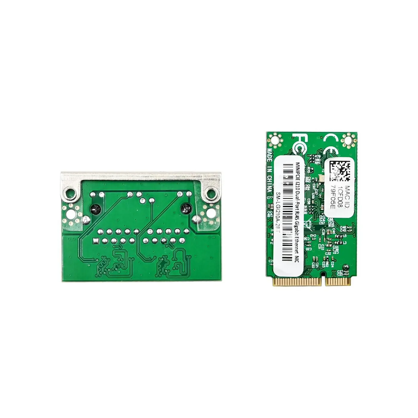 MicroConnect MC-MINIPCIE-I210-T2-D - Mini PCI Express Dual-Port Gigabit RJ45 Ethernet Network Card