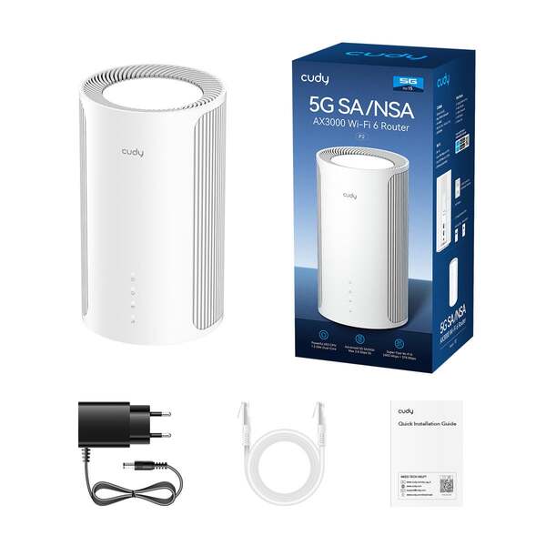 CUDY 5G Router P2 REL15/WF6 AX3000 Gigabit