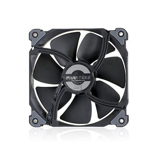 Phanteks 120mm High Static Pressure Fan - Black/White - PWM