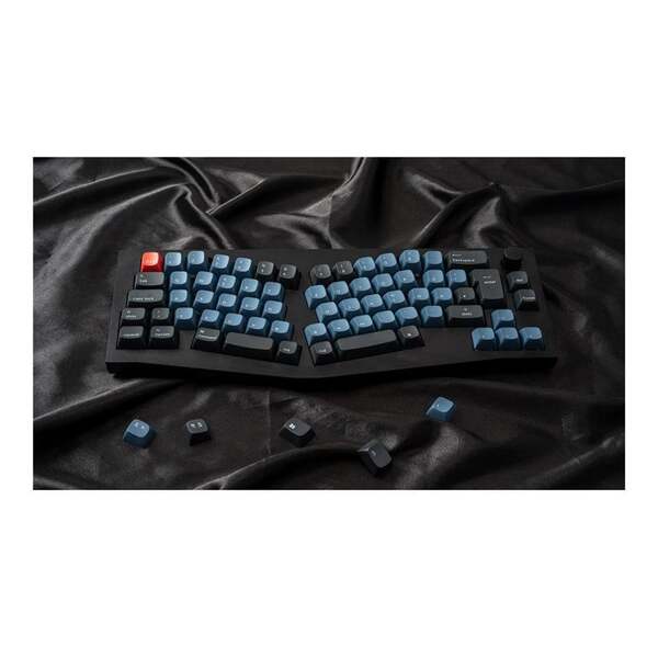 Keychron Q8 65% Alice -mekaaninen ergonominen n&auml;pp&auml;imist&ouml;, Gateron G Pro Red, Carbon Black