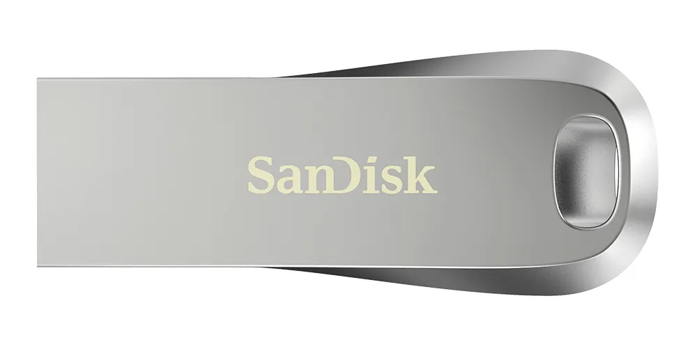 SanDisk Ultra Luxe USB 3.2 Gen 1 256 Gt -muistitikku, hopea
