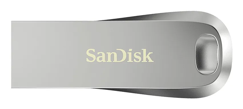 SanDisk Ultra Luxe USB 3.2 Gen 1 256 Gt -muistitikku, hopea