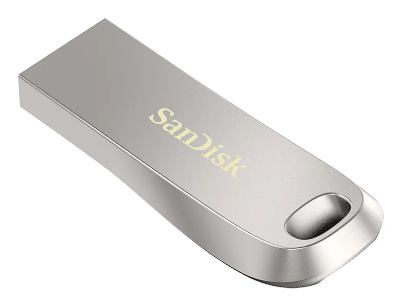 SanDisk Ultra Luxe USB 3.2 Gen 1 256 Gt -muistitikku, hopea