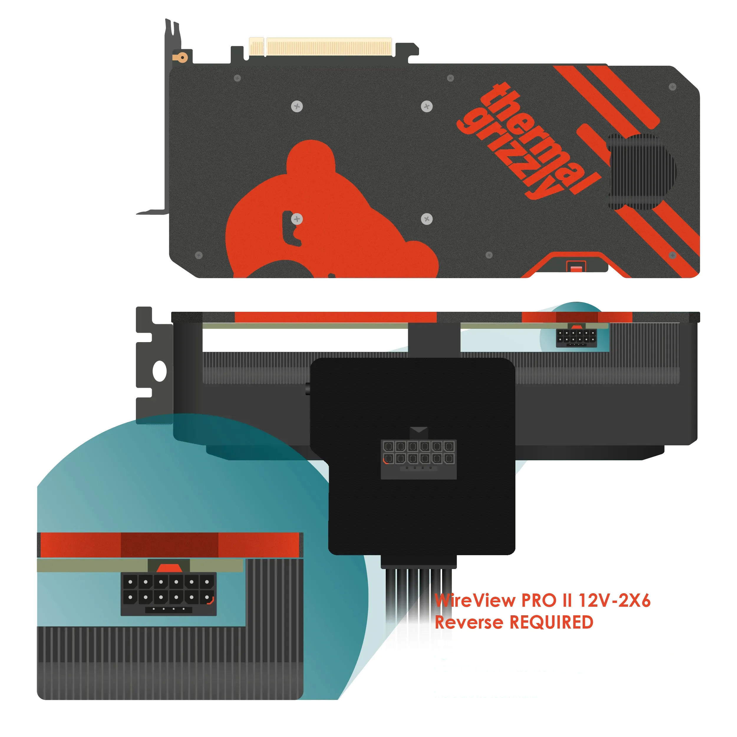 Thermal Grizzly WireView Pro II GPU 12V-2x6 Reverse