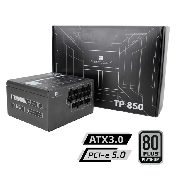 Thermalright TR-TPFX 850W -virtalähde, 80 Plus Platinum