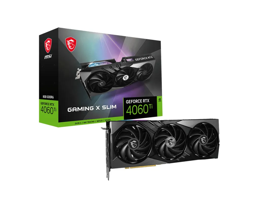 MSI GeForce RTX 4060 Ti Gaming X Slim 8 Gt -näytönohjain