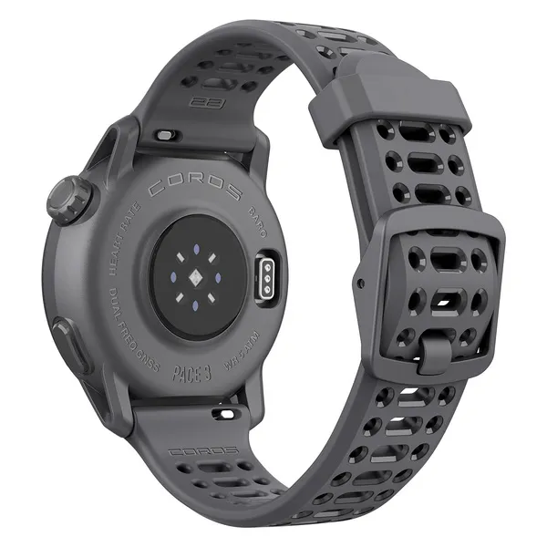 Coros Pace 3 - sports watch, Black (silicone band)