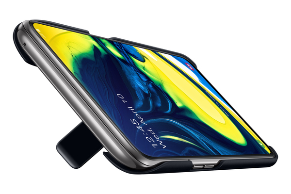 Samsung Standing Cover, Galaxy A80 -suojakuori, Musta