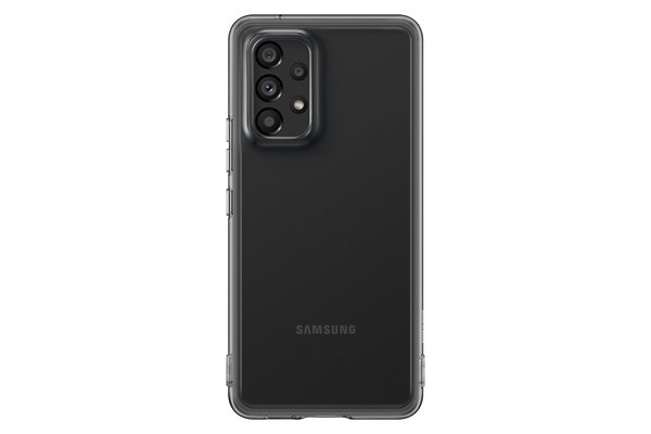 Samsung Soft Clear Cover, Galaxy A53 5G - Case, Black