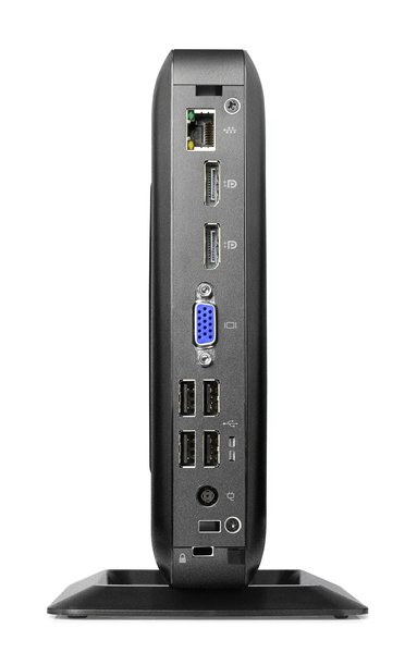 HP Flexible Thin Client t520 - Thin client - torni - 1 x GX-212JC 1.2 GHz - RAM 4 Gt - SSD 16 Gt - GigE - Win Embedded 8 Standard x64 - monitori: ei ole